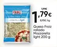 FROIZ Froiz - queso rallado mozzarella light oferta