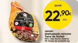 FROIZ Torre de núñez - jamón deshuesado serrano oferta