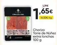 FROIZ Torre de núñez - chorizo torre de núñez extra lonchas oferta
