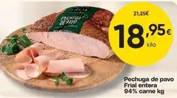FROIZ Frial - pechuga de pavo entera 94% carne oferta