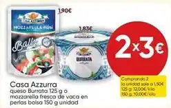 FROIZ Queso burrata o mozzarella fresca de vaca en perlas bolsa oferta