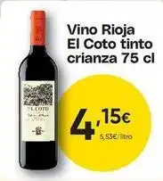 FROIZ El coto - vino rioja crianza oferta
