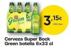 FROIZ Super bock - cerveza green botella oferta