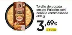 FROIZ Palacios - tortilla de patata casera con cebolla caramelizada oferta