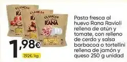 FROIZ Rana - pasta fresca al huevo rellena de atún y tomate oferta