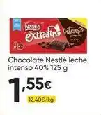 FROIZ Nestlé - chocolate leche intenso oferta