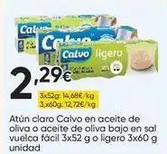 FROIZ Calvo - atun claro en aceite de oliva o aceite de oliva bajo en sal oferta