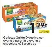 FROIZ Gullón - galletas digestive con avena y naranja o avena y chocolate oferta