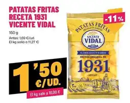 AhorraMas Vidal - patatas fritas receta oferta