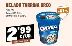 AhorraMas Oreo - helado tarrina oferta
