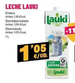 AhorraMas Lauki - leche entera oferta