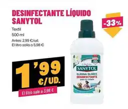AhorraMas Sanytol - desinfectante líquido oferta