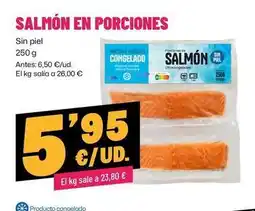 AhorraMas Salmon en porciones oferta