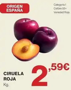 El Corte Inglés Origen - ciruela roja oferta