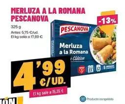 AhorraMas Pescanova - merluza a la romana oferta