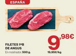 Hipercor Filetes de angus oferta
