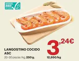 Hipercor Langostino cocido asc oferta