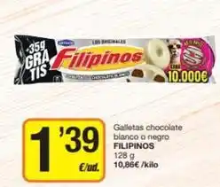 Economy Cash Filipinos - galletas chocolate blanco o negro oferta