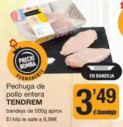 Economy Cash Tendrem - pechuga de pollo entera oferta