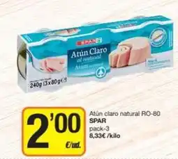 Economy Cash Spar - atun claro natural ro-80 oferta