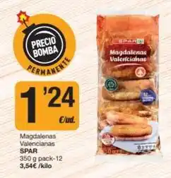 Economy Cash Spar - magdalenas valencianas oferta