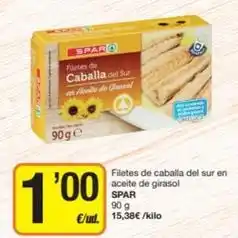 Economy Cash Spar - filetes de caballa del sur en aceite de girasol oferta