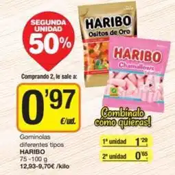 Economy Cash Haribo - gominolas diferentes tipos oferta
