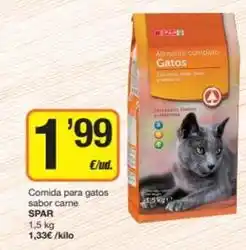 Economy Cash Spar - comida para gatos sabor carne oferta