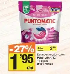 Economy Cash Punto matic - detergente caps color oferta