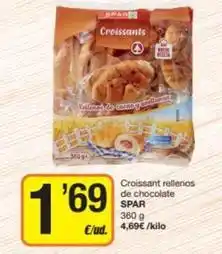 Economy Cash Spar - croissant rellenos de chocolate oferta
