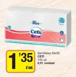 Economy Cash Ceti - servilletas oferta