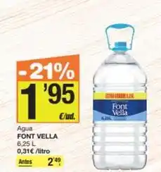 Economy Cash Font vella - agua oferta