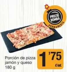 Economy Cash Porcion de pizza jamon y queso oferta
