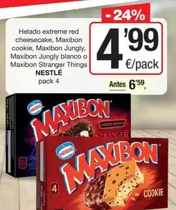 SPAR Fragadis Nestlé - helado extreme red cheesecake oferta