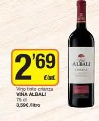 Economy Cash Viña albali - vino tinto crianza oferta
