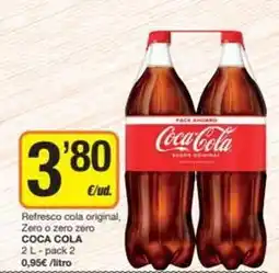 Economy Cash Coca-cola - refresco cola original, zero o zero zero oferta