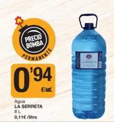 Economy Cash La serreta - agua oferta