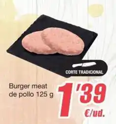 SPAR Fragadis Burger meat de pollo oferta