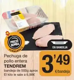 SPAR Fragadis Tendrem - pechuga de pollo entera oferta