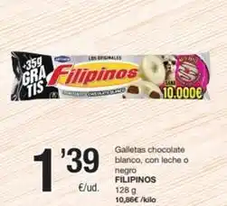 SPAR Fragadis Filipinos - galletas chocolate blanco oferta