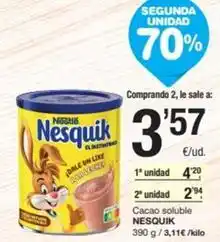 SPAR Fragadis Nesquik - cacao soluble oferta