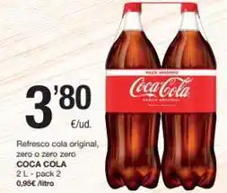 SPAR Fragadis Coca-cola - refresco cola original, zero o zero zero oferta
