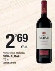 SPAR Fragadis Viña albali - vino tinto crianza oferta