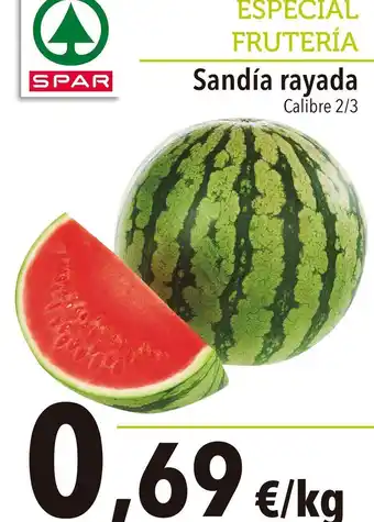 Spar - sandía rayada