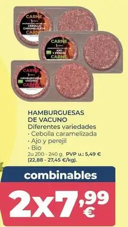 La Sirena Bio - hamburguesas de vacuno oferta