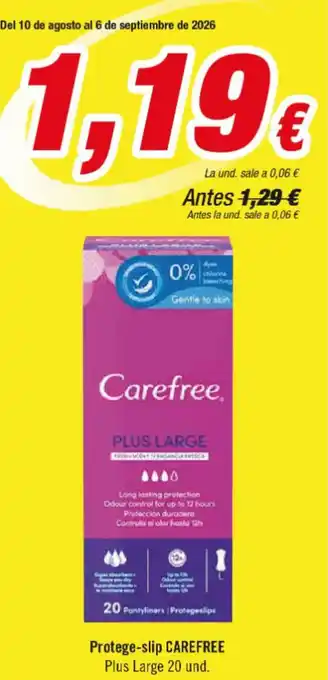 Carefree - protege-slip
