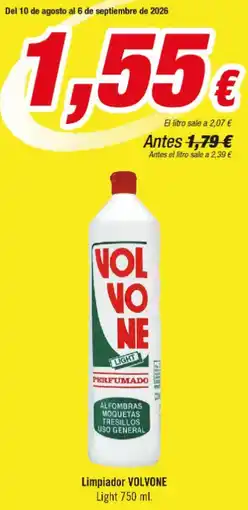 Aquabel Perfumerías Volvone - limpiador oferta