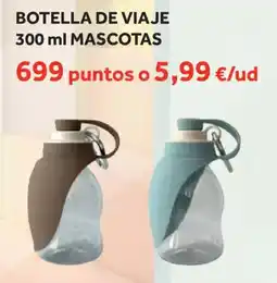 Eroski Botella de viaje mascotas oferta