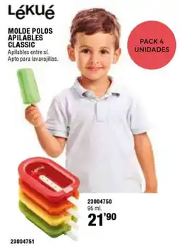 Optimus Lékué molde polos apilables classic oferta