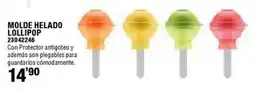 Optimus molde helado lollipop oferta